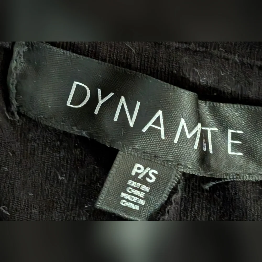 Dynamite Elegant Black Twist Midi Dress - Picture 3 of 4
